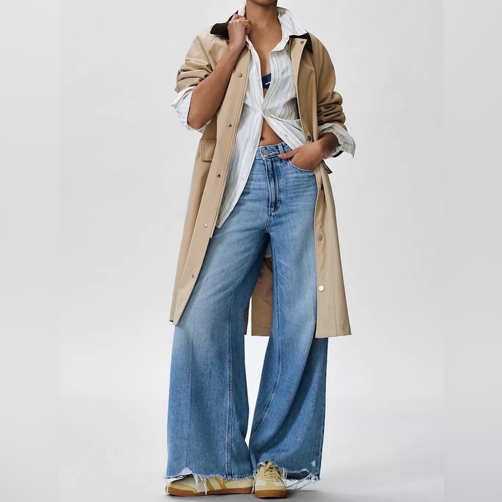 ▪️NWT PAIGE Portia High-Rise Wide-Leg Jeans